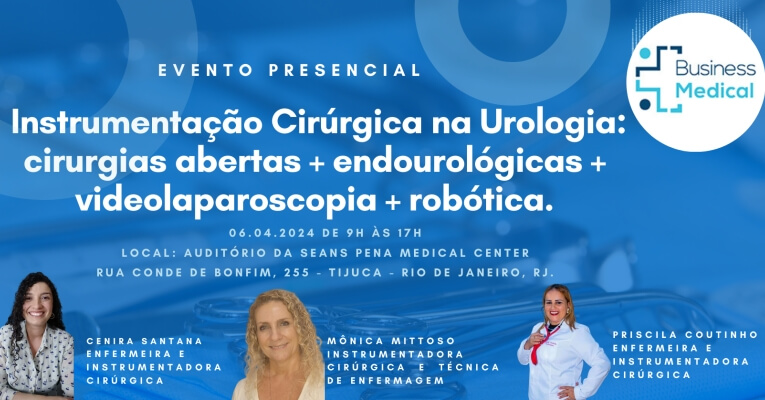 Instrumentação Cirúrgica em Urologia: cirurgias abertas, endourlógicas, videolaparoscopia e robótica